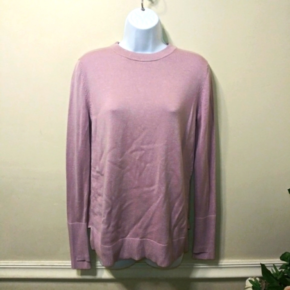 lululemon athletica Sweaters - LAST- CHANCE Lululemon Still At Ease Lavender Cashmere Criss-Cross Back Sweater